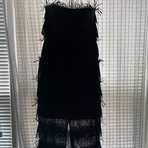 Aijek Black Tight MIDI Dress